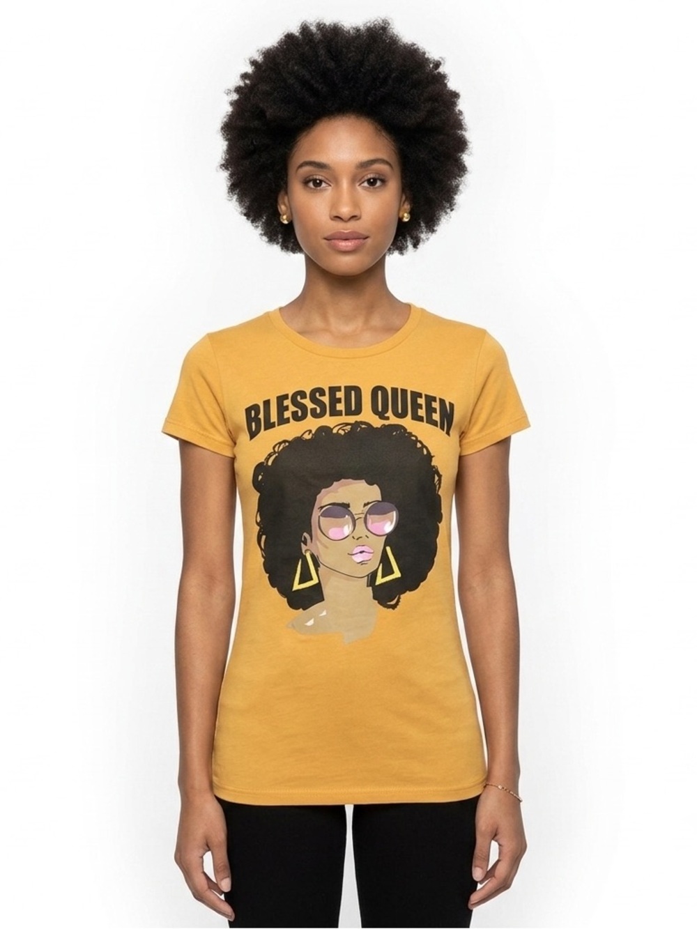 Blessed Queen Tee Shirt Small